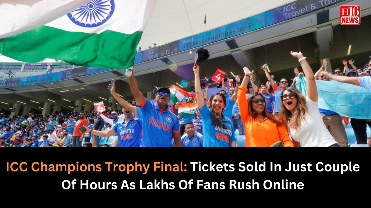 ICC Champions Trophy Final: Tickets Sold In Just Couple Of Hours As Lakhs Of Fans Rush Online